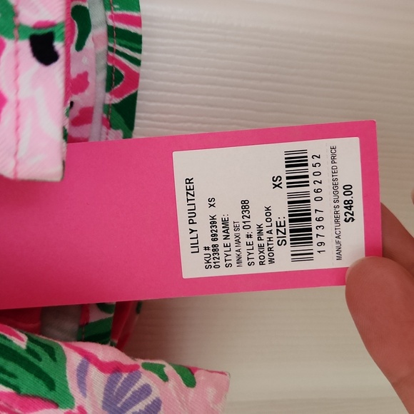 Lilly Pulitzer Minka Maxi Set, Roxie Pink Worth a Look - Picture 5 of 9
